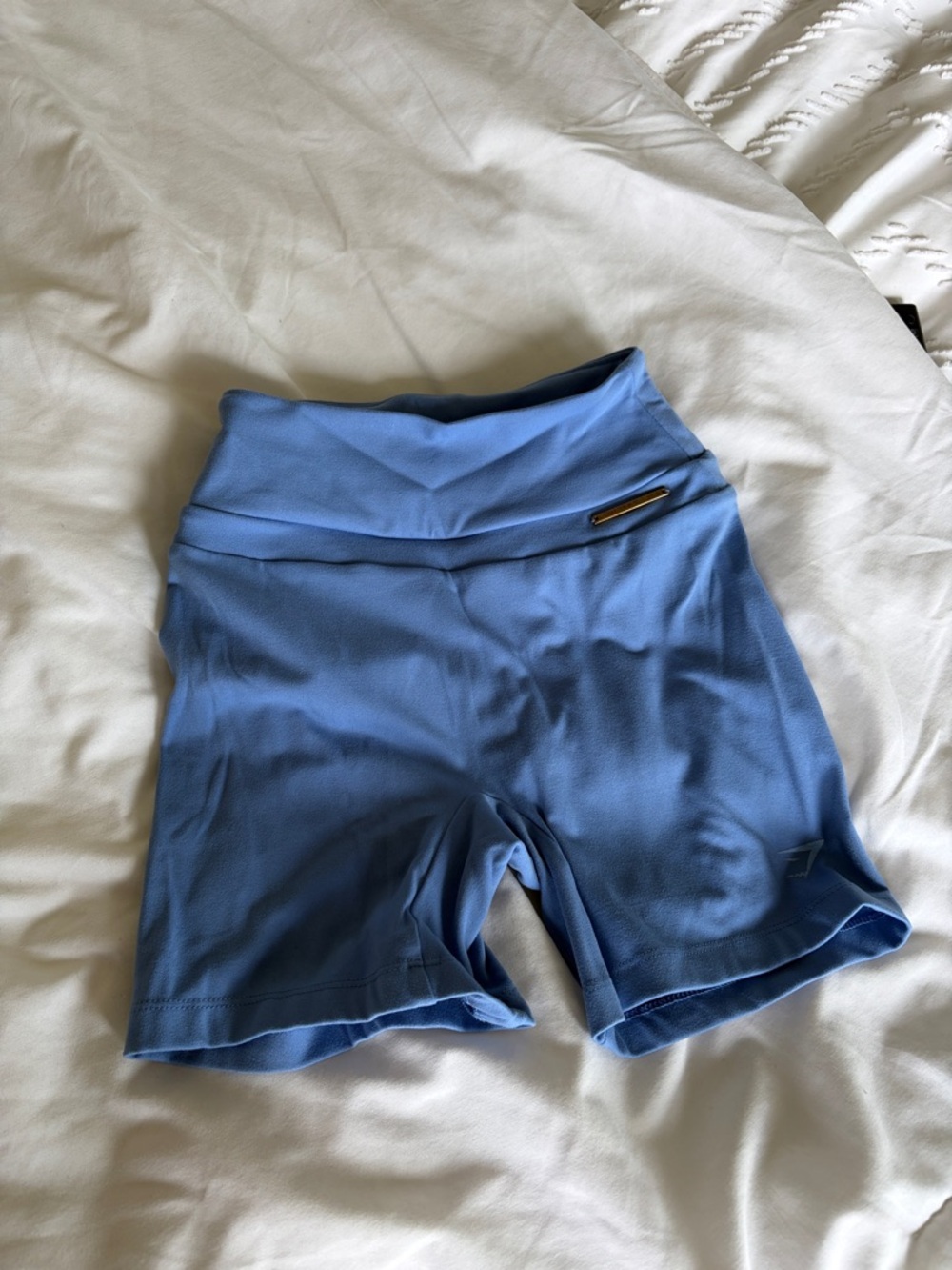 Gymshark Whitney Simmons High-Waist Sky Blue Bike Shorts